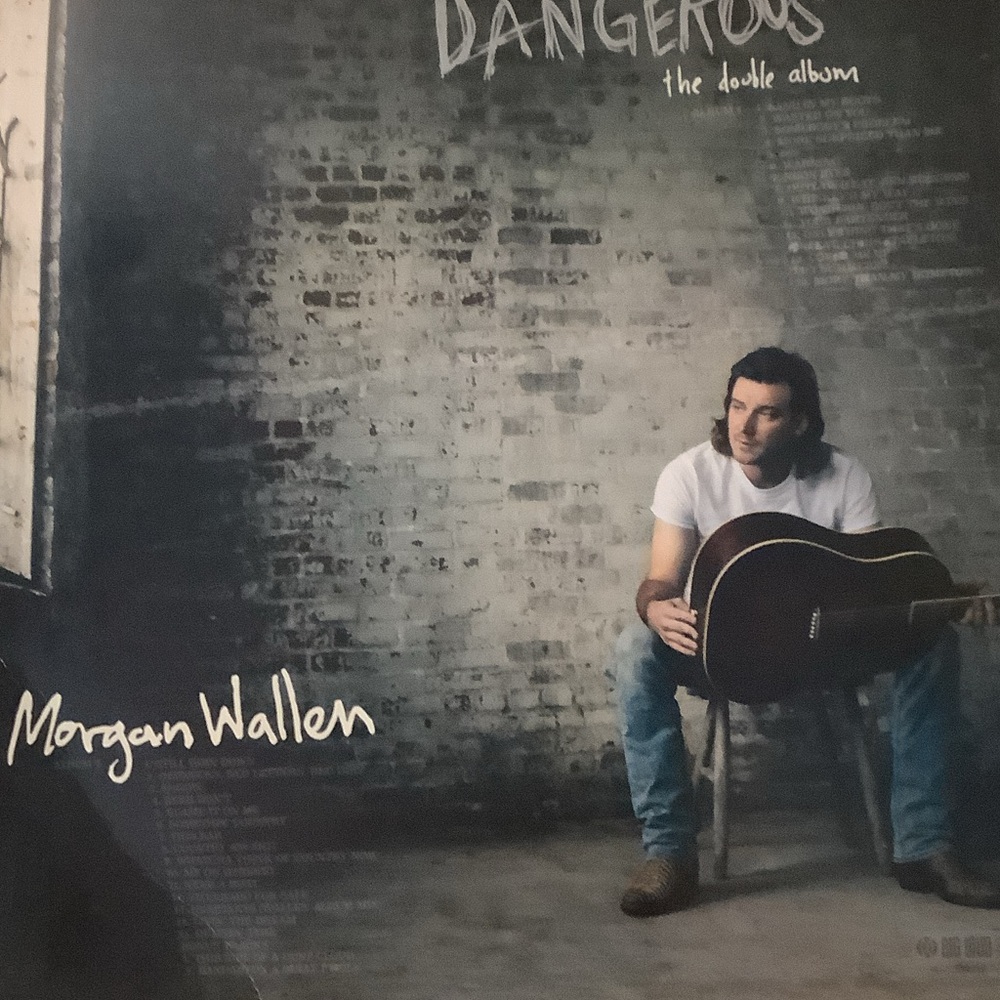 Dangerous: The Double Album Vinyl Record. Morgan Wallen - Black